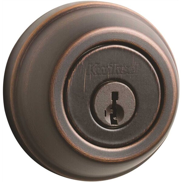 780 Series Venetian Bronze Single Cylinder Deadbolt Featuring SmartKey Security